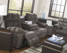 Acieona Reclining Sofa with Drop Down Table - Premium Sofa from Ashley Furniture - Just $832.92! Shop now at Furniture Wholesale Plus  We are the best furniture store in Nashville, Hendersonville, Goodlettsville, Madison, Antioch, Mount Juliet, Lebanon, Gallatin, Springfield, Murfreesboro, Franklin, Brentwood