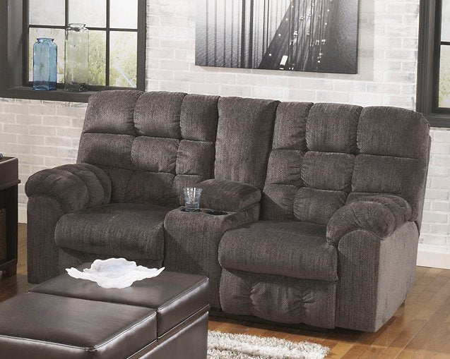 Acieona Reclining Loveseat with Console - Premium Loveseat from Ashley Furniture - Just $802.44! Shop now at Furniture Wholesale Plus  We are the best furniture store in Nashville, Hendersonville, Goodlettsville, Madison, Antioch, Mount Juliet, Lebanon, Gallatin, Springfield, Murfreesboro, Franklin, Brentwood