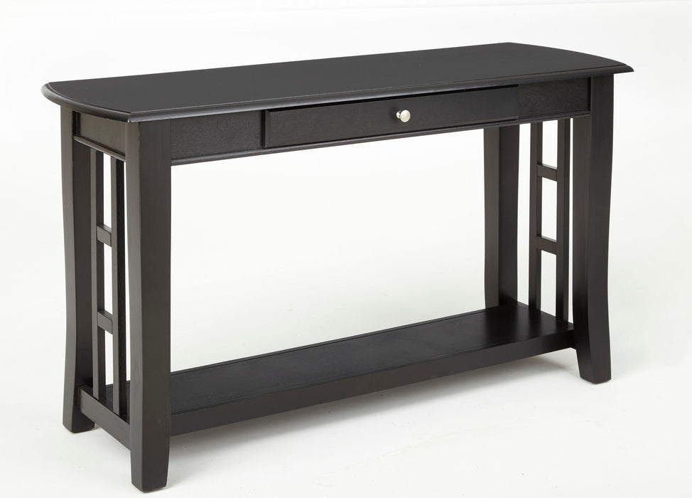 Cassidy - Sofa Table - Black – Sofa Tables by Steve Silver Furniture at Furniture Wholesale Plus , Nashville furniture store