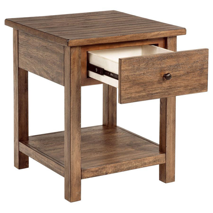 Payne - 1 Drawers Wood End Table with Shelf – End Tables by Coaster Fine Furniture at Furniture Wholesale Plus , Nashville furniture store