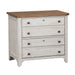 Farmhouse Reimagined - Lateral File - Antique White / Chestnut Tops – Filing Cabinets by Liberty Furniture at Furniture Wholesale Plus , Nashville furniture store