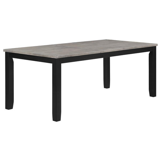 Elodie - Rectangular Extension Leaf Dining Table - Black – Dining Tables with Extensions by Coaster Fine Furniture at Furniture Wholesale Plus , Nashville furniture store