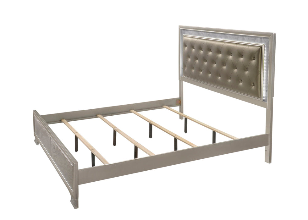 Lyssa - Bed – Upholstered Beds by Crown Mark at Furniture Wholesale Plus , Nashville furniture store