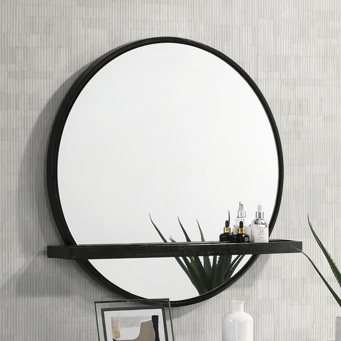 Arini - Round Vanity Wall Mirror With Shelf - Premium Vanity Mirrors from CoasterElevations - Just $259! Shop now at Furniture Wholesale Plus  We are the best furniture store in Nashville, Hendersonville, Goodlettsville, Madison, Antioch, Mount Juliet, Lebanon, Gallatin, Springfield, Murfreesboro, Franklin, Brentwood