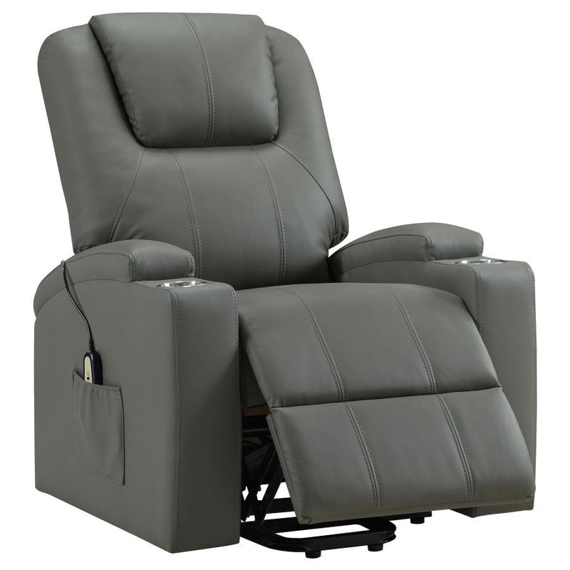 Armstrong - Upholstered Power Lift Massage Recliner – Lift Chairs by Coaster Fine Furniture at Furniture Wholesale Plus , Nashville furniture store