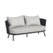 Bali - Loveseat With Olefin - Dark Gray – Loveseats by Elements International at Furniture Wholesale Plus , Nashville furniture store