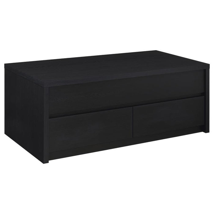 Knapp - Lift Top Cocktail Coffee Table With Dual Drawers - Black – Coffee Tables by Coaster Fine Furniture at Furniture Wholesale Plus , Nashville furniture store