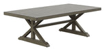 Jones - Outdoor Aluminum Coffee Table - Brown – Coffee Tables by Steve Silver Furniture at Furniture Wholesale Plus , Nashville furniture store