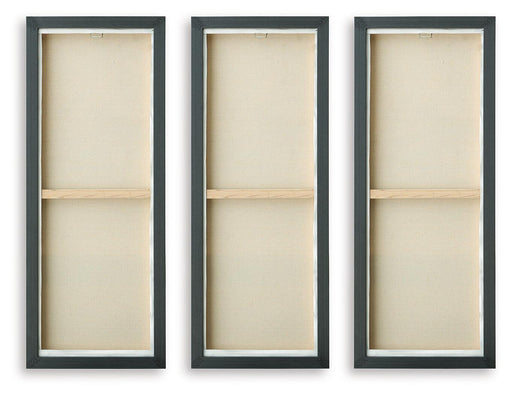 Larrondale - Wall Art Set (Set of 3) - Black / Gray / Brown – Canvas Art Sets by Signature Design by Ashley® at Furniture Wholesale Plus , Nashville furniture store