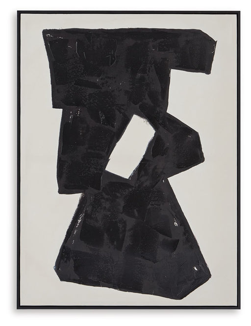 Garviery - Wall Art - Black / Cream – Canvas Art by Signature Design by Ashley® at Furniture Wholesale Plus , Nashville furniture store