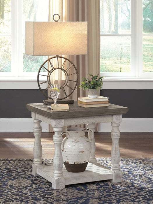 Havalance - Rectangular End Table - Gray / White – End Tables by Signature Design by Ashley® at Furniture Wholesale Plus , Nashville furniture store