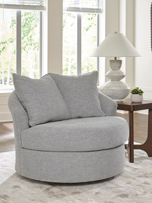 UrbanCrest - Swivel Accent Chair - Pewter – Swivel Chairs by Signature Design by Ashley® at Furniture Wholesale Plus , Nashville furniture store