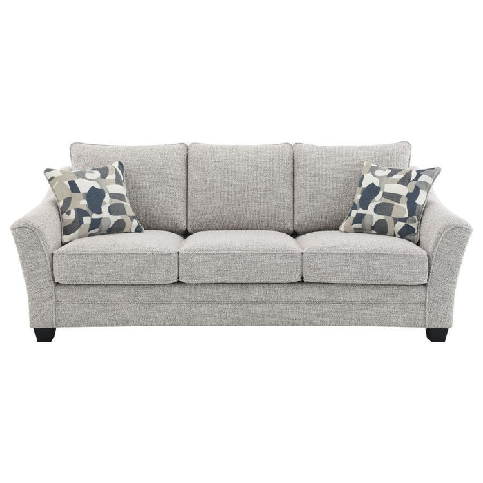 Tomkins - Boucle Upholstered Sofa Set - Premium Stationary Sofas & Loveseats from Coaster Fine Furniture - Just $1749! Shop now at Furniture Wholesale Plus  We are the best furniture store in Nashville, Hendersonville, Goodlettsville, Madison, Antioch, Mount Juliet, Lebanon, Gallatin, Springfield, Murfreesboro, Franklin, Brentwood