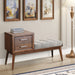 Malibu - Bench - Walnut – Storage Benches by Elements International at Furniture Wholesale Plus , Nashville furniture store