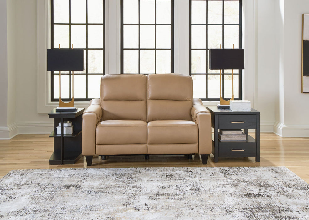 Mosswell - Power Reclining Loveseat With Adj Headrest - Toffee – Reclining Loveseats by Ashley® at Furniture Wholesale Plus , Nashville furniture store