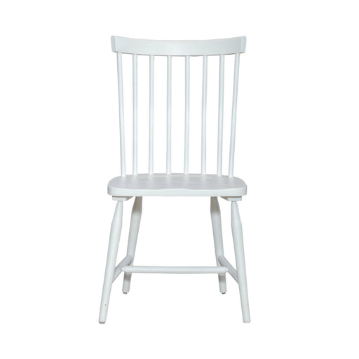 Palmetto Heights - Spindle Back Side Chair - Shell White & Driftwood – Side Chairs by Liberty Furniture at Furniture Wholesale Plus , Nashville furniture store
