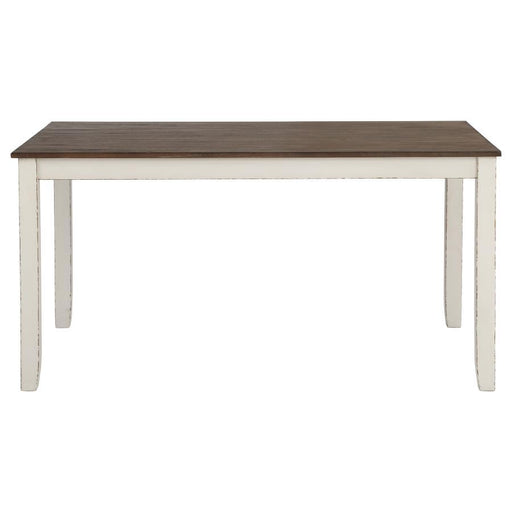 Fortress - 7 Piece Rectangular Dining Set - Vintage Vanilla - Premium 7 Piece Dining Room Sets from CoasterEveryday - Just $739! Shop now at Furniture Wholesale Plus  We are the best furniture store in Nashville, Hendersonville, Goodlettsville, Madison, Antioch, Mount Juliet, Lebanon, Gallatin, Springfield, Murfreesboro, Franklin, Brentwood