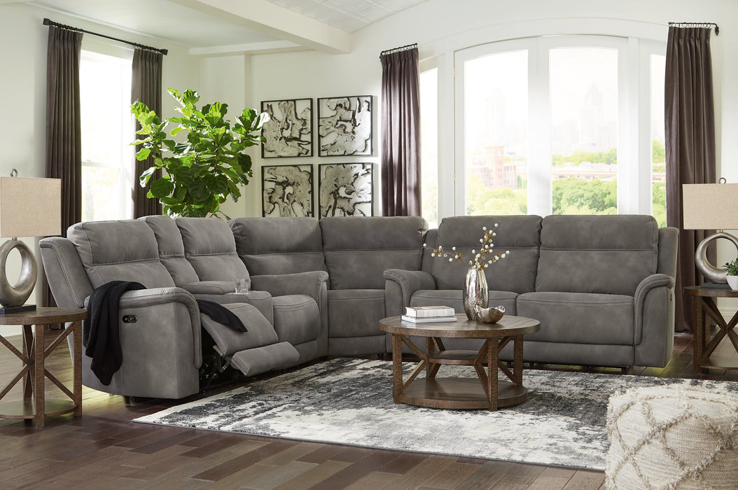 Next-Gen DuraPella 3-Piece Power Reclining Sectional - Premium Sectional from Ashley Furniture - Just $3683.23! Shop now at Furniture Wholesale Plus  We are the best furniture store in Nashville, Hendersonville, Goodlettsville, Madison, Antioch, Mount Juliet, Lebanon, Gallatin, Springfield, Murfreesboro, Franklin, Brentwood