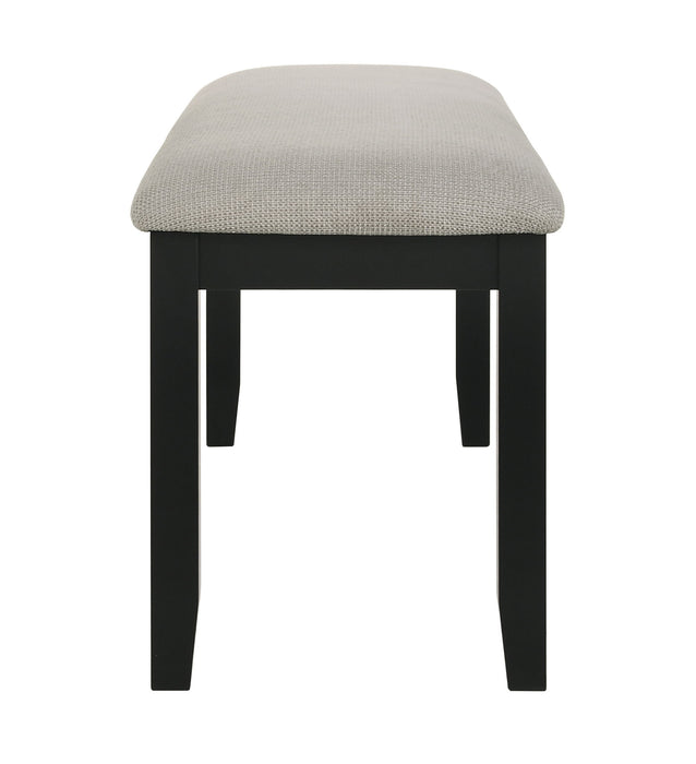 Folio - Bench - Black / Gray – Dining Benches by Crown Mark at Furniture Wholesale Plus , Nashville furniture store