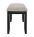 Folio - Bench - Black / Gray – Dining Benches by Crown Mark at Furniture Wholesale Plus , Nashville furniture store