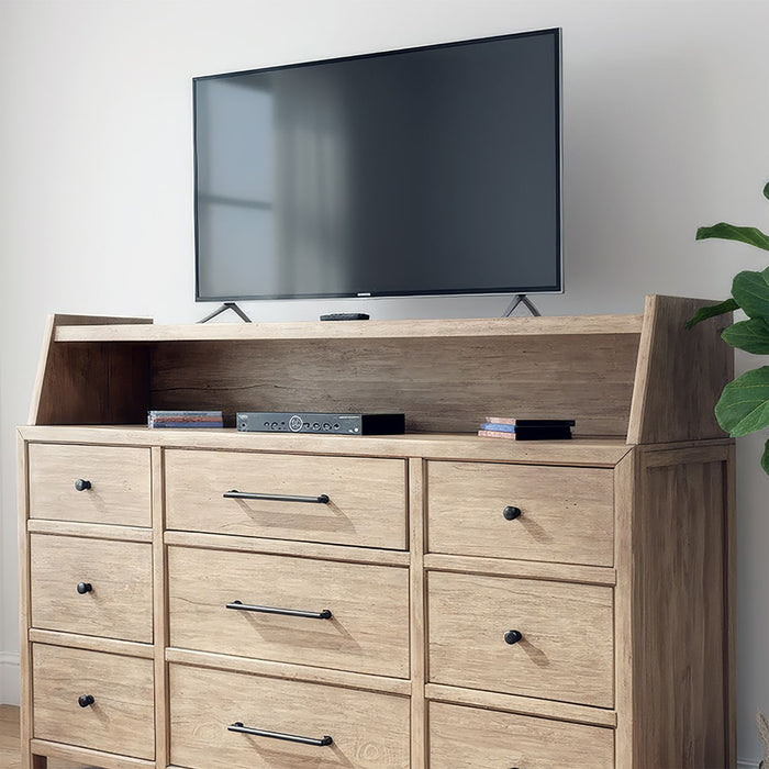 Proximity Place - Dresser Hutch - Barley Buff – Dressers by Liberty Furniture at Furniture Wholesale Plus , Nashville furniture store