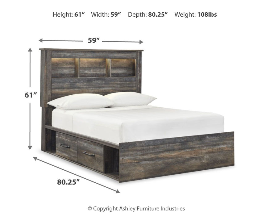 Drystan - Panel Bookcase Bed – Panel Beds by Signature Design by Ashley® at Furniture Wholesale Plus , Nashville furniture store