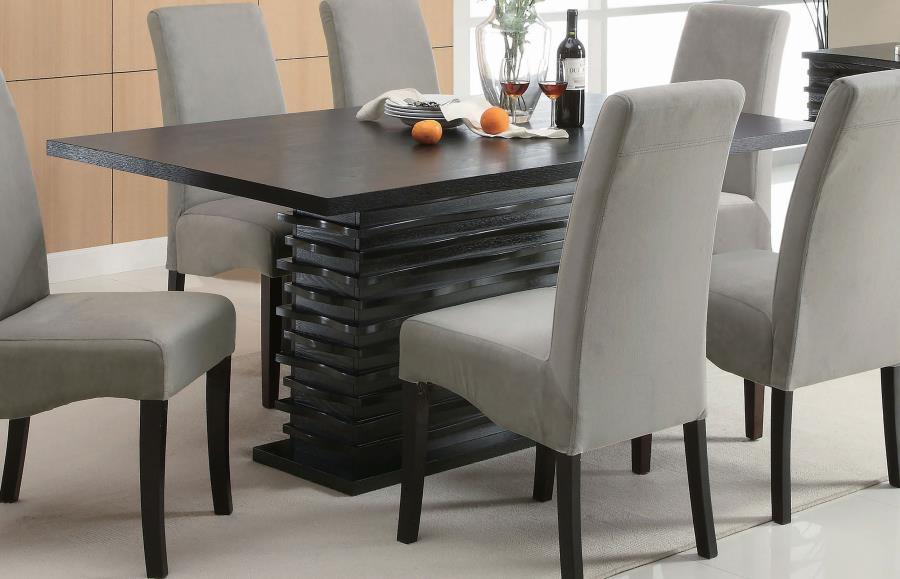Stanton - Rectangular Dining Table - Black – Dining Tables by CoasterEssence at Furniture Wholesale Plus , Nashville furniture store