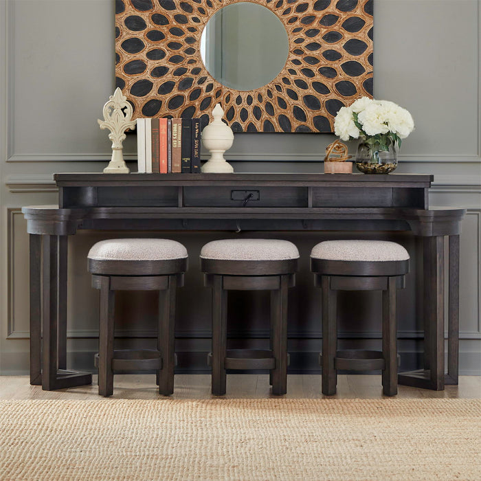 Weston - 4 Piece Bar Set - Peppercorn – 4 Piece Living Room Sets by Liberty Furniture at Furniture Wholesale Plus , Nashville furniture store