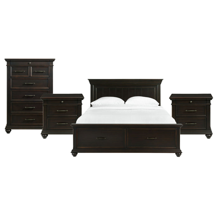 Slater - Platform Storage Bedroom Set – 3 Piece Bedroom Sets by Elements International at Furniture Wholesale Plus , Nashville furniture store
