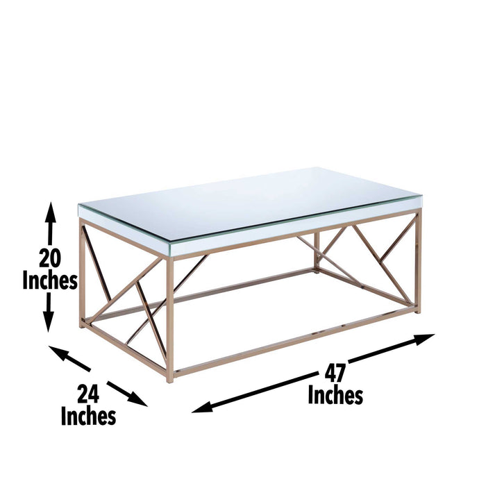 Evelyn - Cocktail Table - Beige – Cocktail Tables by Steve Silver Furniture at Furniture Wholesale Plus , Nashville furniture store