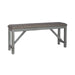 Newport - Counter Height Dining Bench - Smokey Gray / Carbon Gray – Counter Benches by Liberty Furniture at Furniture Wholesale Plus , Nashville furniture store