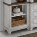 River Place - Right Pier Base - Riverstone White & Tobacco – Piers by Liberty Furniture at Furniture Wholesale Plus , Nashville furniture store