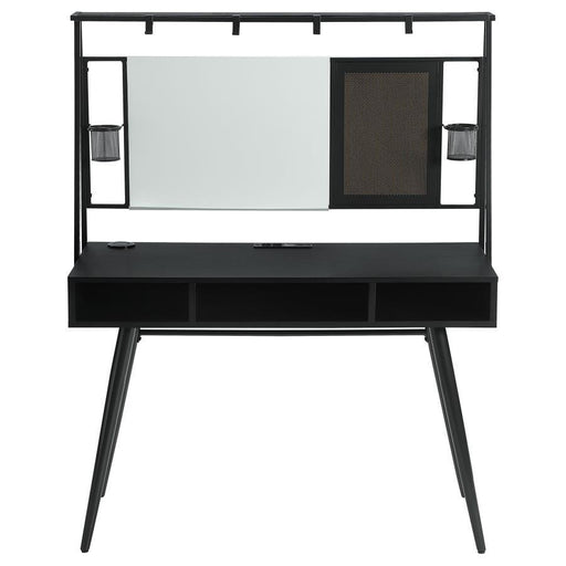 Jessie - Writing Desk With Whiteboard And USB - Black - Premium Writing Desks from CoasterEssence - Just $529! Shop now at Furniture Wholesale Plus  We are the best furniture store in Nashville, Hendersonville, Goodlettsville, Madison, Antioch, Mount Juliet, Lebanon, Gallatin, Springfield, Murfreesboro, Franklin, Brentwood