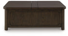 Breckington - Cocktail Table With Storage - Dark Brown – Cocktail Tables by Signature Design by Ashley® at Furniture Wholesale Plus , Nashville furniture store
