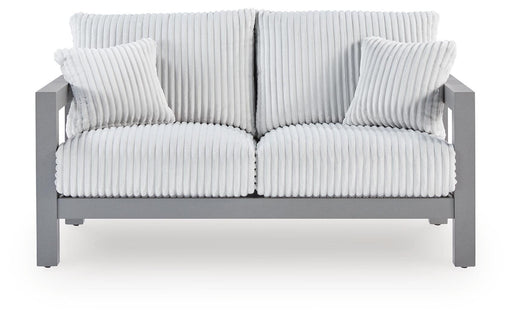Hurley Park - Loveseat With Cushion - Gray – Loveseats by Signature Design by Ashley® at Furniture Wholesale Plus , Nashville furniture store
