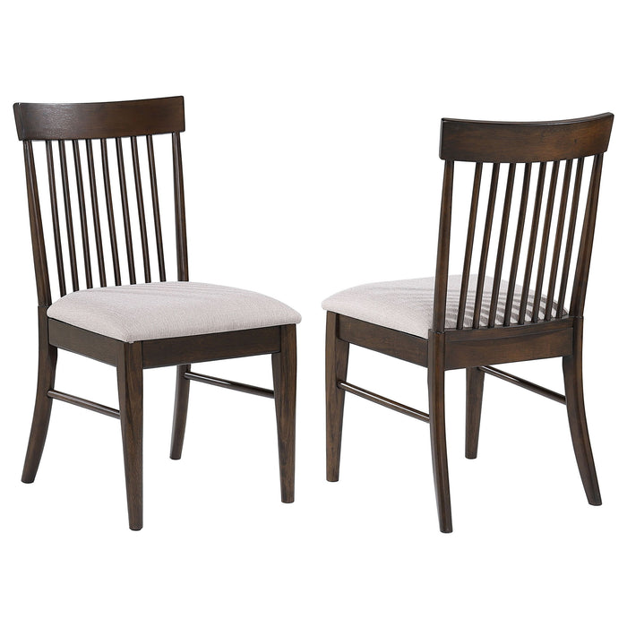 Everton - Wood Dining Side Chair (Set of 2) - Dark Walnut – Chair Sets by CoasterEveryday at Furniture Wholesale Plus , Nashville furniture store