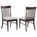 Everton - Wood Dining Side Chair (Set of 2) - Dark Walnut – Chair Sets by CoasterEveryday at Furniture Wholesale Plus , Nashville furniture store