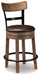 Pinnadel - Swivel Barstool – Counter Height (24"-27") by Signature Design by Ashley® at Furniture Wholesale Plus , Nashville furniture store
