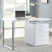 Brennan - 3-Drawer Office Computer Desk - Premium Computer Desks from CoasterEveryday - Just $279! Shop now at Furniture Wholesale Plus  We are the best furniture store in Nashville, Hendersonville, Goodlettsville, Madison, Antioch, Mount Juliet, Lebanon, Gallatin, Springfield, Murfreesboro, Franklin, Brentwood