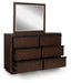 Dilenno - Dresser And Mirror - Dark Brown – Dresser & Mirror by Signature Design by Ashley® at Furniture Wholesale Plus , Nashville furniture store