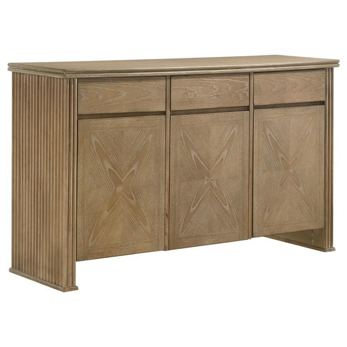 Adina - 2-Door Sideboard Server - Distressed Light Brown - Premium Servers from Coaster Fine Furniture - Just $1059! Shop now at Furniture Wholesale Plus  We are the best furniture store in Nashville, Hendersonville, Goodlettsville, Madison, Antioch, Mount Juliet, Lebanon, Gallatin, Springfield, Murfreesboro, Franklin, Brentwood
