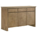 Adina - 2-Door Sideboard Server - Distressed Light Brown - Premium Servers from Coaster Fine Furniture - Just $1059! Shop now at Furniture Wholesale Plus  We are the best furniture store in Nashville, Hendersonville, Goodlettsville, Madison, Antioch, Mount Juliet, Lebanon, Gallatin, Springfield, Murfreesboro, Franklin, Brentwood