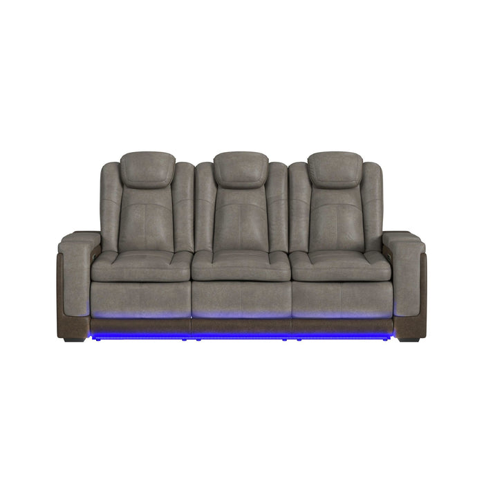 Lantana - Power Motion Sofa With Power Headrest, LED, Ddt, Reading Light And Pws – Reclining Sofas by Elements International at Furniture Wholesale Plus , Nashville furniture store