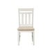 Summerville - Slat Back Side Chair - Soft White Wash / Wirebrushed Gray – Side Chairs by Liberty Furniture at Furniture Wholesale Plus , Nashville furniture store
