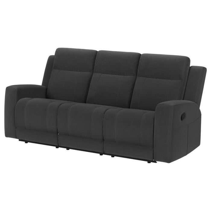 Brentwood - Upholstered Motion Reclining Sofa – Reclining Sofas by Coaster Fine Furniture at Furniture Wholesale Plus , Nashville furniture store