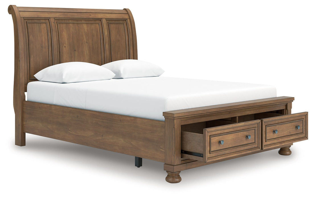 Feddinger - Storage Sleigh Bed – Storage Beds by Signature Design by Ashley® at Furniture Wholesale Plus , Nashville furniture store