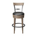 Benton - Swivel Bar Stool - Brown / Dark - Premium Bar Height (28"-30") from Emerald Home - Just $289! Shop now at Furniture Wholesale Plus  We are the best furniture store in Nashville, Hendersonville, Goodlettsville, Madison, Antioch, Mount Juliet, Lebanon, Gallatin, Springfield, Murfreesboro, Franklin, Brentwood