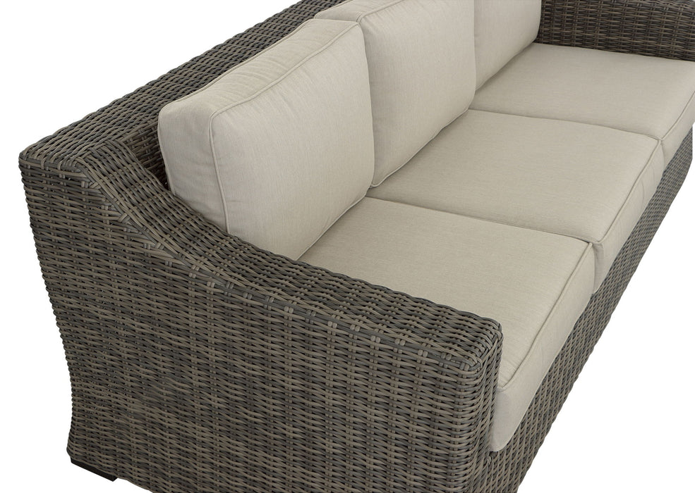 Jones - Outdoor Resin Wicker Sofa - Brown – Sofas by Steve Silver Furniture at Furniture Wholesale Plus , Nashville furniture store