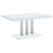 Brooklyn - Rectangular Dining Table - White High Gloss – Dining Tables by CoasterEssence at Furniture Wholesale Plus , Nashville furniture store