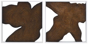Landley - Wall Decor Set (Set of 2) - Brown / White – Wall Decor by Signature Design by Ashley® at Furniture Wholesale Plus , Nashville furniture store